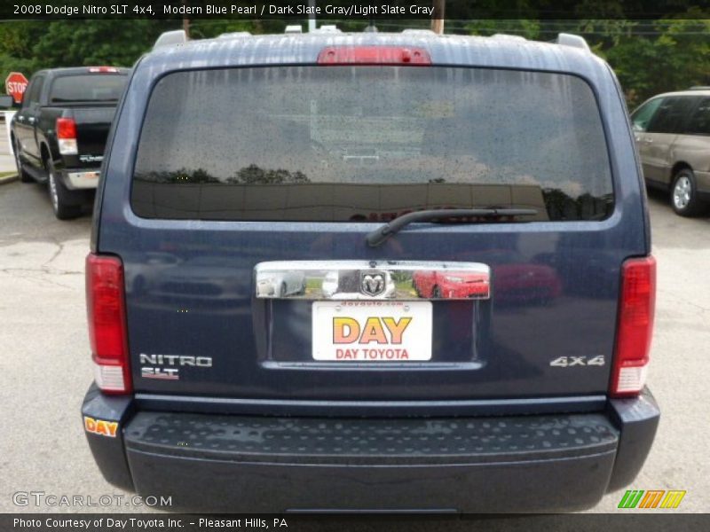 Modern Blue Pearl / Dark Slate Gray/Light Slate Gray 2008 Dodge Nitro SLT 4x4