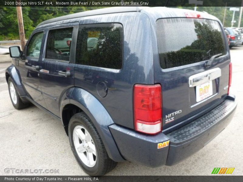Modern Blue Pearl / Dark Slate Gray/Light Slate Gray 2008 Dodge Nitro SLT 4x4