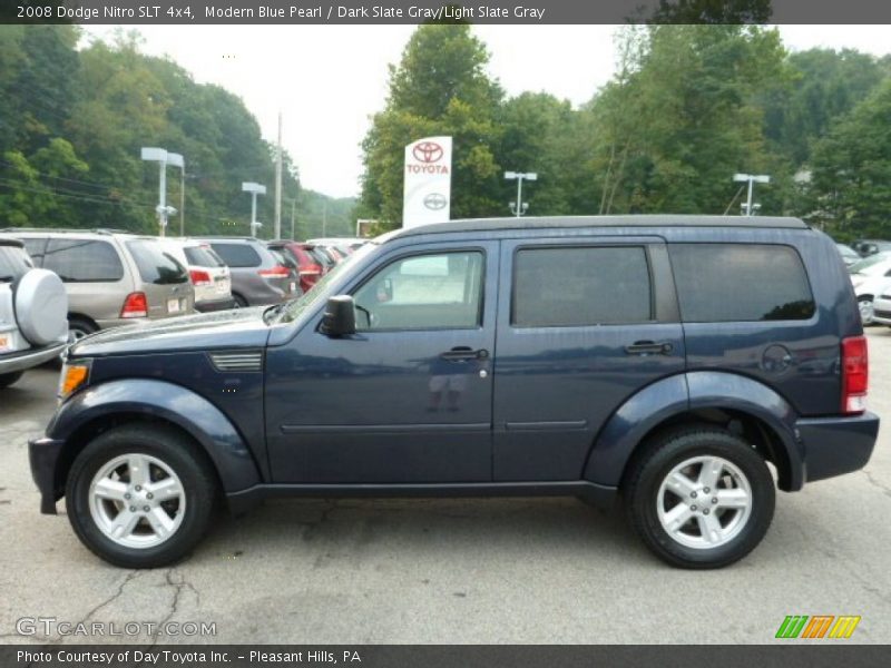 Modern Blue Pearl / Dark Slate Gray/Light Slate Gray 2008 Dodge Nitro SLT 4x4