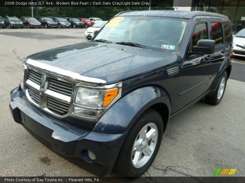 Modern Blue Pearl / Dark Slate Gray/Light Slate Gray 2008 Dodge Nitro SLT 4x4