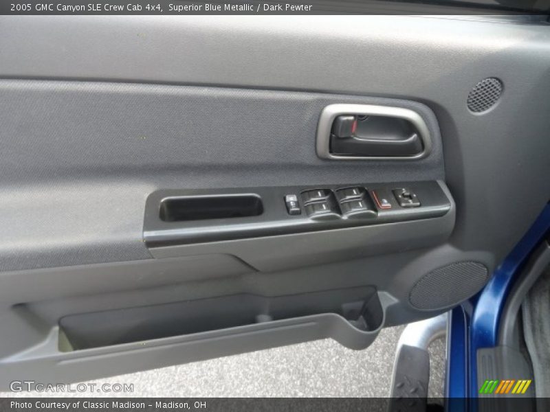 Superior Blue Metallic / Dark Pewter 2005 GMC Canyon SLE Crew Cab 4x4