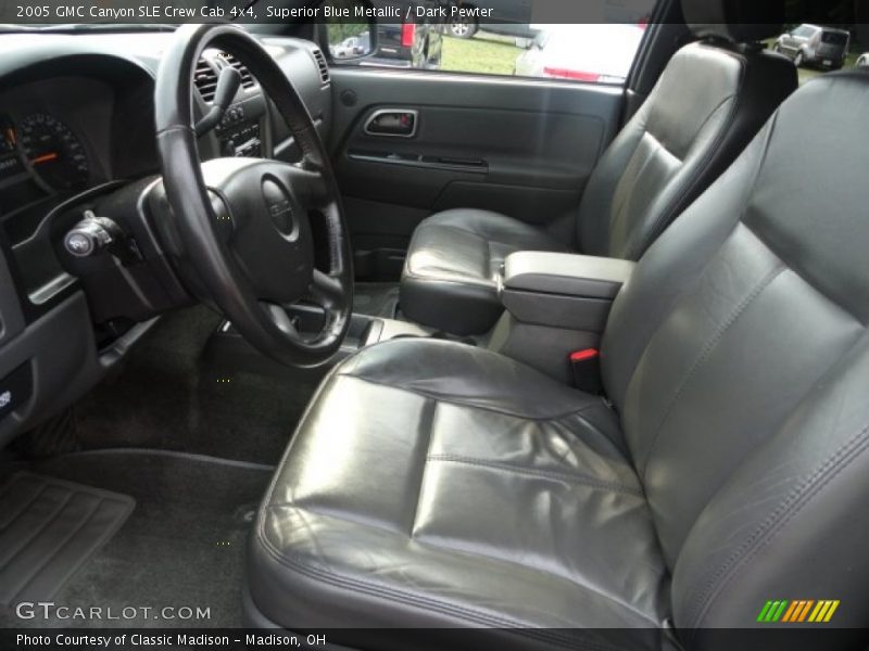 Superior Blue Metallic / Dark Pewter 2005 GMC Canyon SLE Crew Cab 4x4
