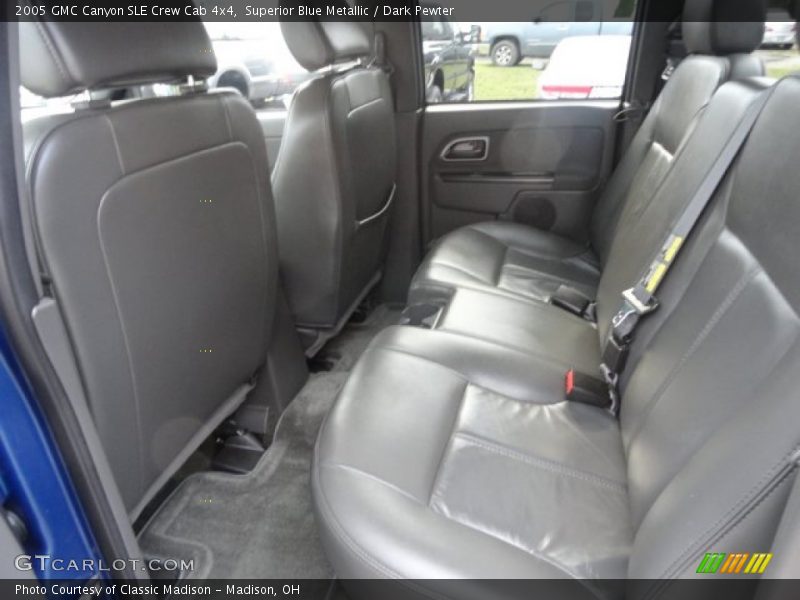 Superior Blue Metallic / Dark Pewter 2005 GMC Canyon SLE Crew Cab 4x4