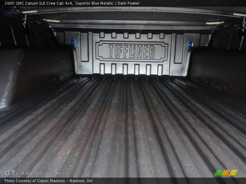 Superior Blue Metallic / Dark Pewter 2005 GMC Canyon SLE Crew Cab 4x4