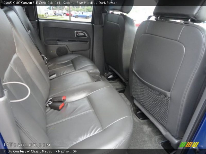 Superior Blue Metallic / Dark Pewter 2005 GMC Canyon SLE Crew Cab 4x4