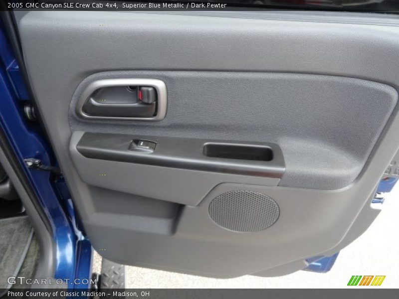 Superior Blue Metallic / Dark Pewter 2005 GMC Canyon SLE Crew Cab 4x4