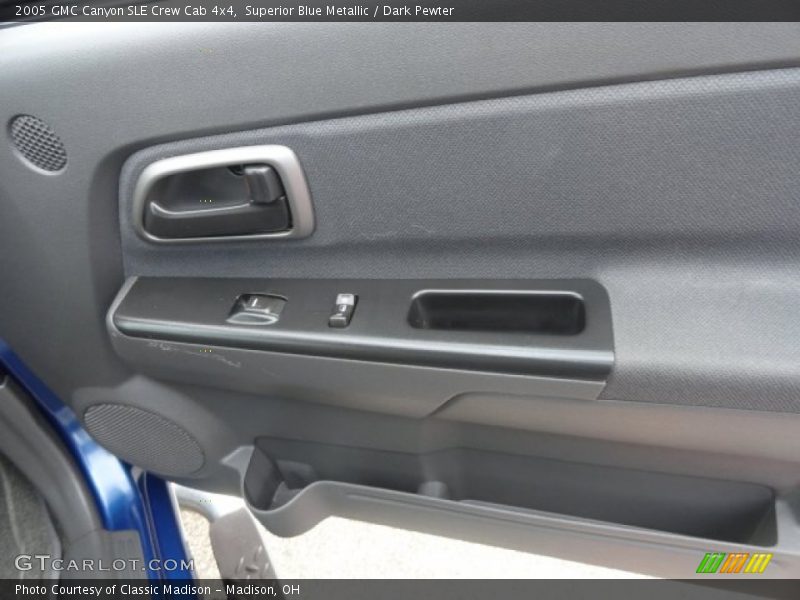 Superior Blue Metallic / Dark Pewter 2005 GMC Canyon SLE Crew Cab 4x4