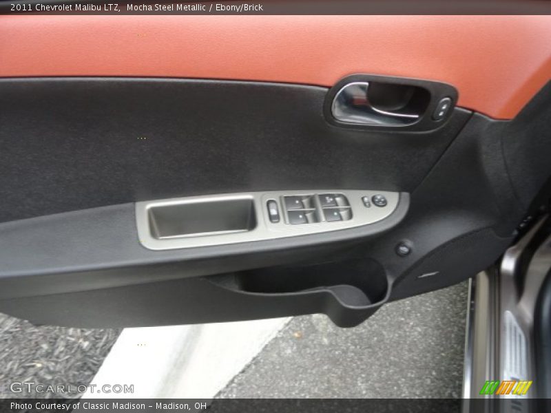 Mocha Steel Metallic / Ebony/Brick 2011 Chevrolet Malibu LTZ