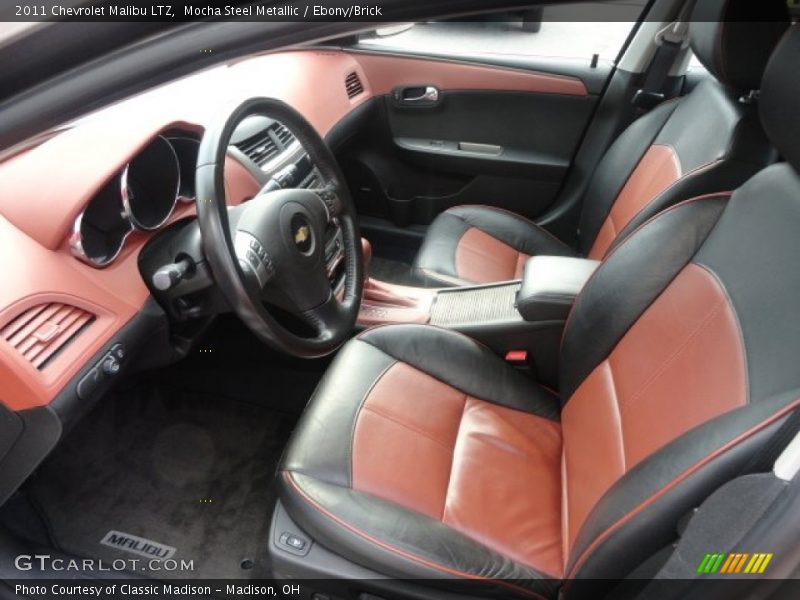 Mocha Steel Metallic / Ebony/Brick 2011 Chevrolet Malibu LTZ