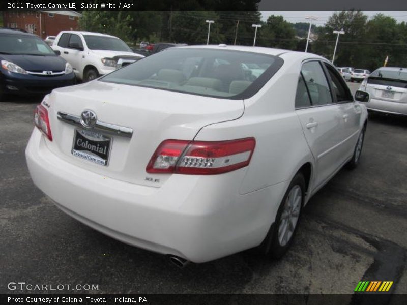 Super White / Ash 2011 Toyota Camry LE