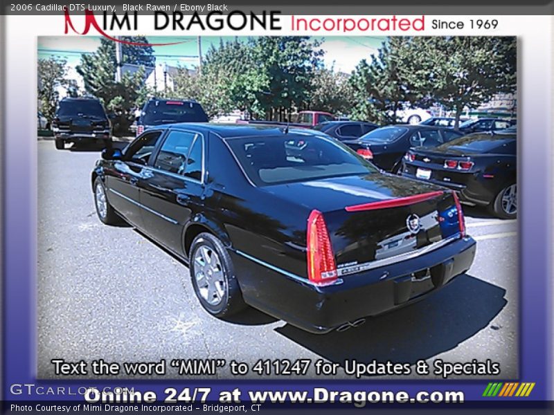 Black Raven / Ebony Black 2006 Cadillac DTS Luxury