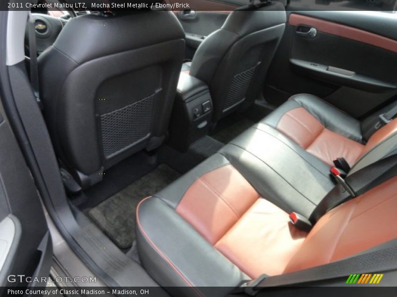 Mocha Steel Metallic / Ebony/Brick 2011 Chevrolet Malibu LTZ