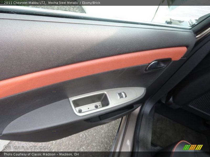 Mocha Steel Metallic / Ebony/Brick 2011 Chevrolet Malibu LTZ
