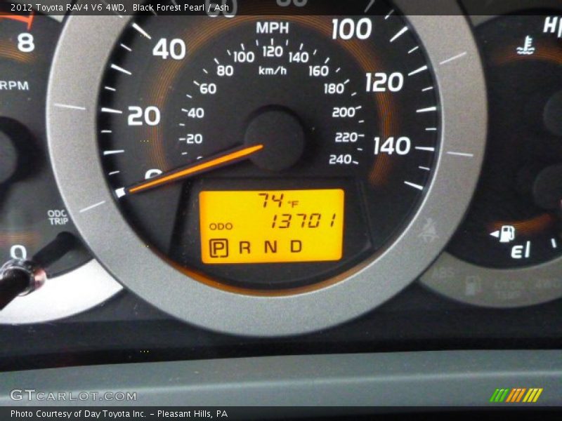 Black Forest Pearl / Ash 2012 Toyota RAV4 V6 4WD