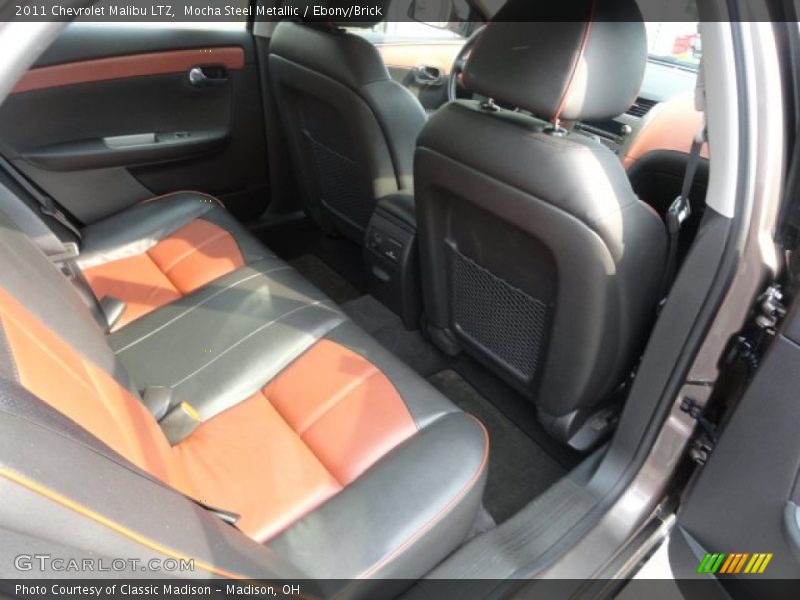 Mocha Steel Metallic / Ebony/Brick 2011 Chevrolet Malibu LTZ