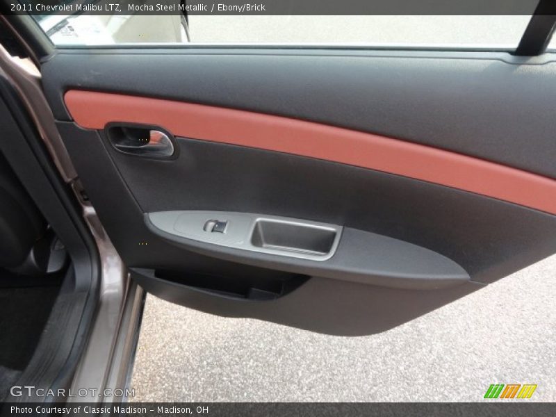 Mocha Steel Metallic / Ebony/Brick 2011 Chevrolet Malibu LTZ