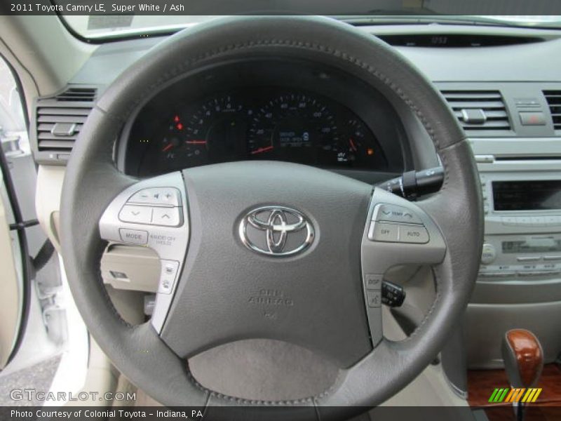 Super White / Ash 2011 Toyota Camry LE