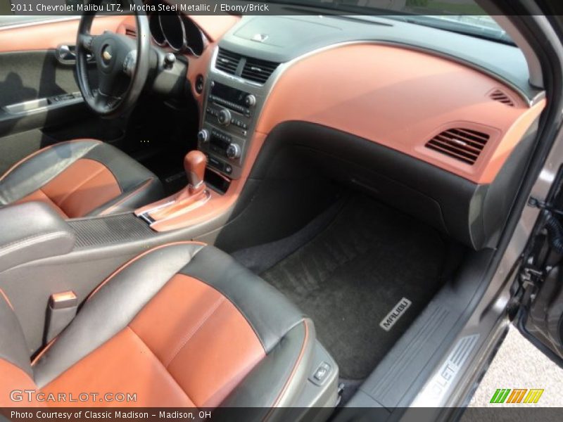 Mocha Steel Metallic / Ebony/Brick 2011 Chevrolet Malibu LTZ