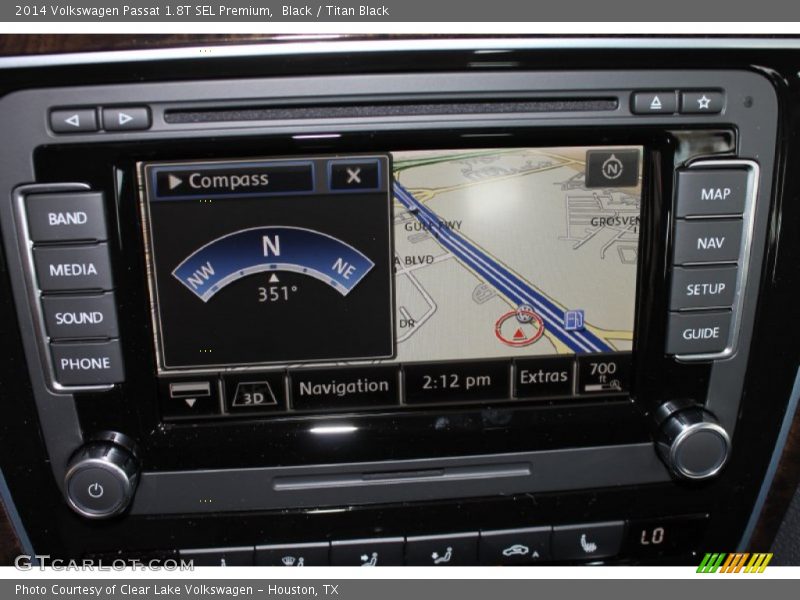 Navigation of 2014 Passat 1.8T SEL Premium
