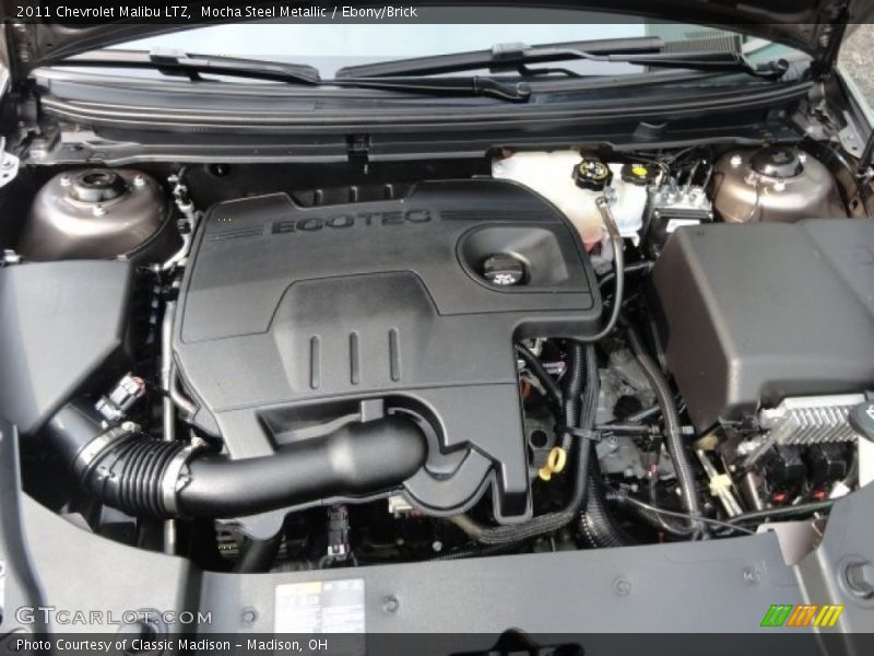 Mocha Steel Metallic / Ebony/Brick 2011 Chevrolet Malibu LTZ