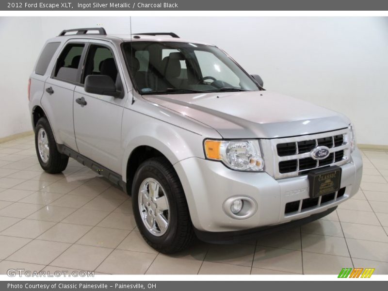 Ingot Silver Metallic / Charcoal Black 2012 Ford Escape XLT