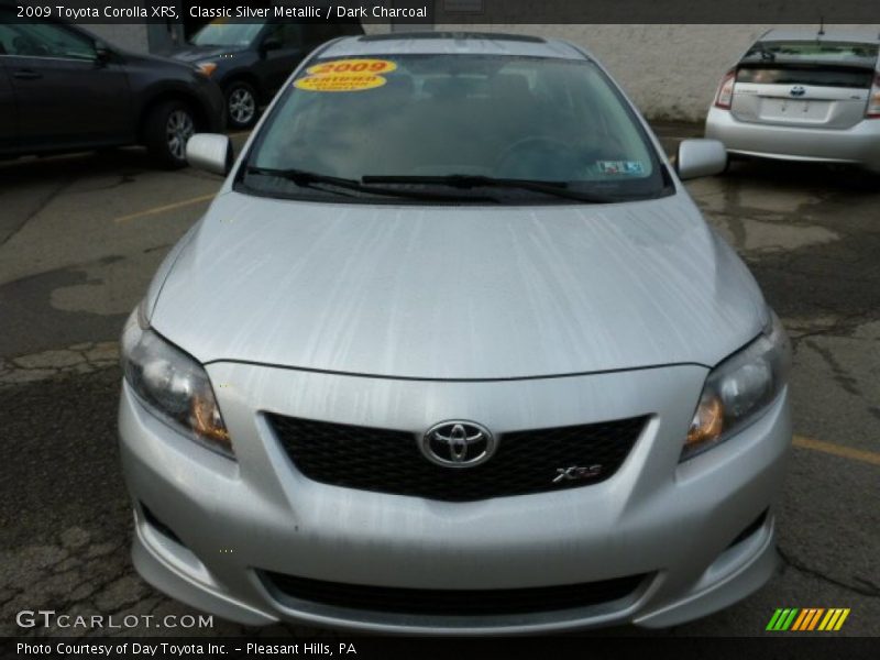 Classic Silver Metallic / Dark Charcoal 2009 Toyota Corolla XRS