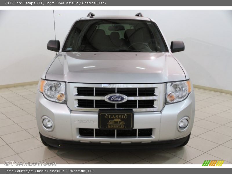 Ingot Silver Metallic / Charcoal Black 2012 Ford Escape XLT