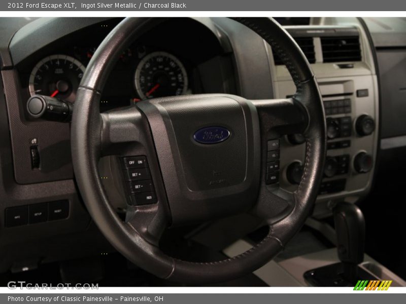 Ingot Silver Metallic / Charcoal Black 2012 Ford Escape XLT