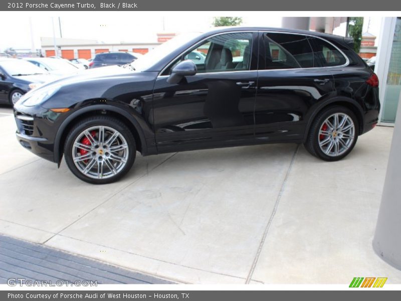 Black / Black 2012 Porsche Cayenne Turbo