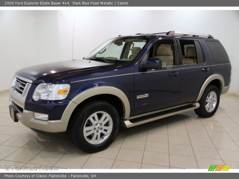 Dark Blue Pearl Metallic / Camel 2006 Ford Explorer Eddie Bauer 4x4
