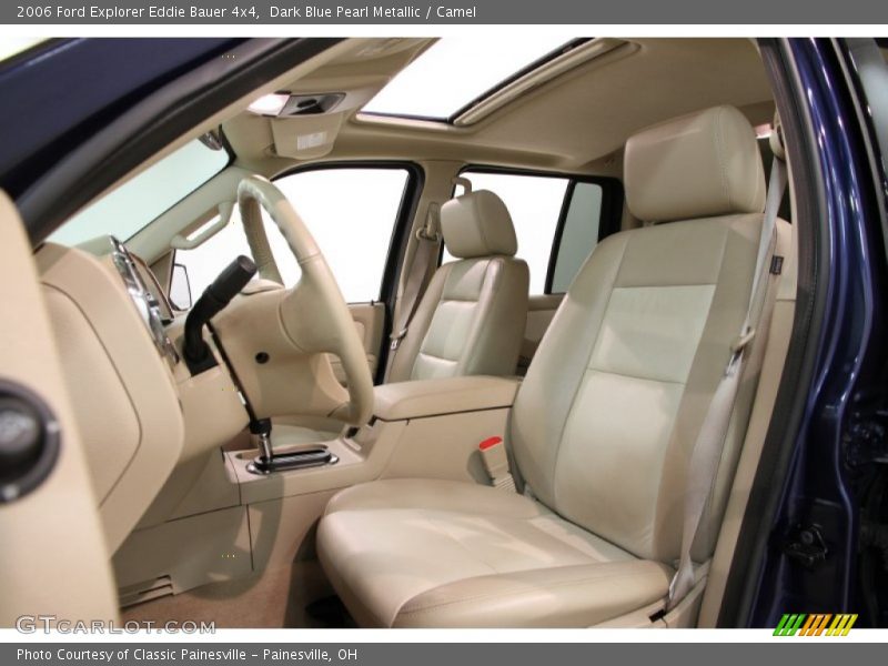 Dark Blue Pearl Metallic / Camel 2006 Ford Explorer Eddie Bauer 4x4