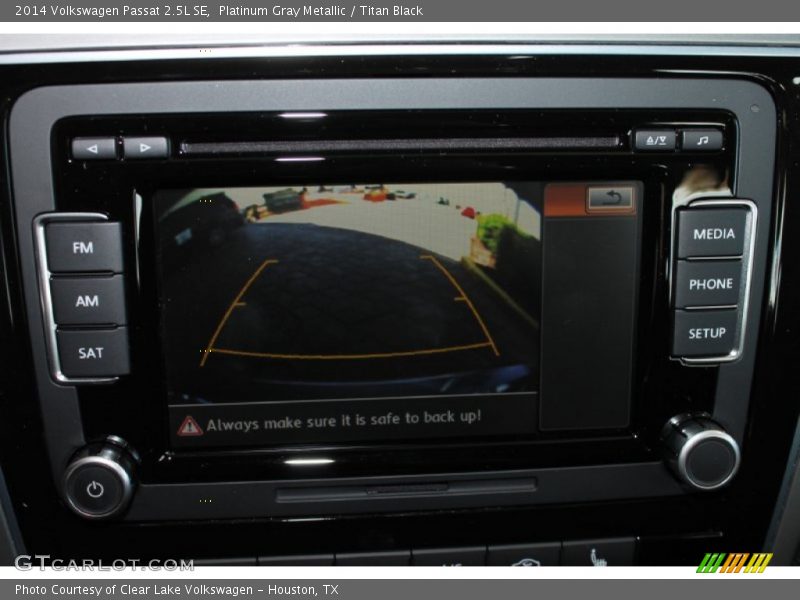 Platinum Gray Metallic / Titan Black 2014 Volkswagen Passat 2.5L SE