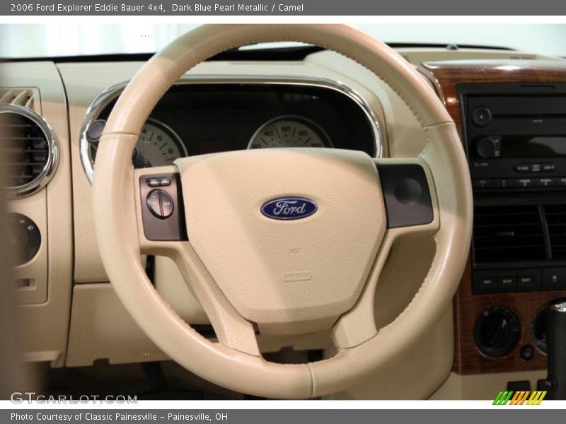 Dark Blue Pearl Metallic / Camel 2006 Ford Explorer Eddie Bauer 4x4