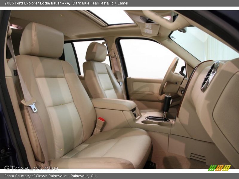 Dark Blue Pearl Metallic / Camel 2006 Ford Explorer Eddie Bauer 4x4