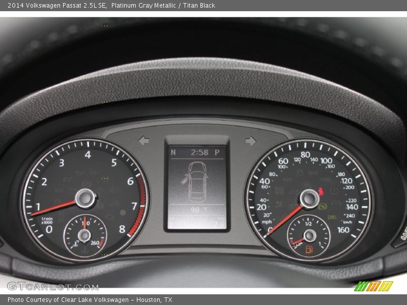  2014 Passat 2.5L SE 2.5L SE Gauges