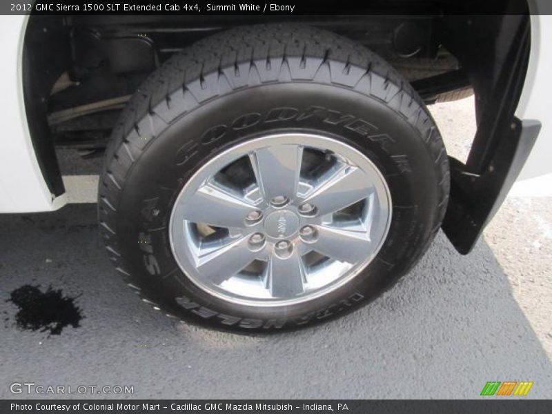 Summit White / Ebony 2012 GMC Sierra 1500 SLT Extended Cab 4x4
