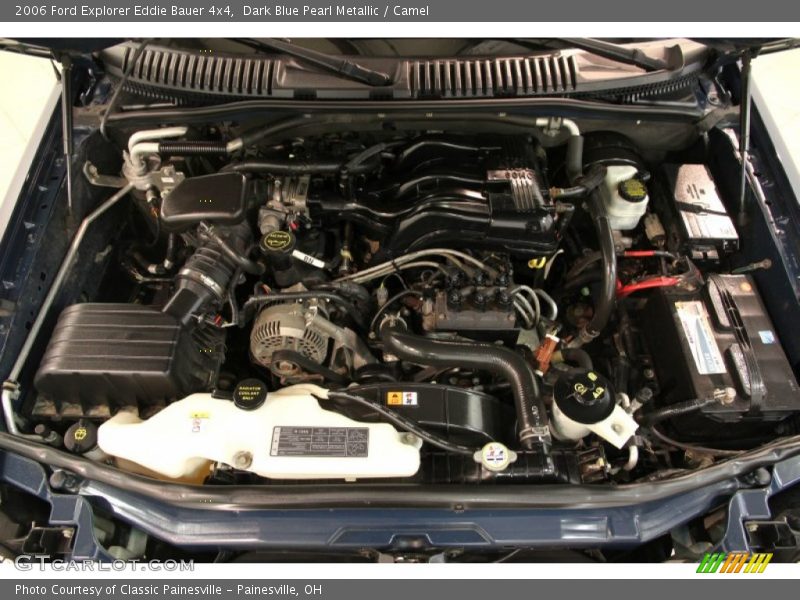 Dark Blue Pearl Metallic / Camel 2006 Ford Explorer Eddie Bauer 4x4