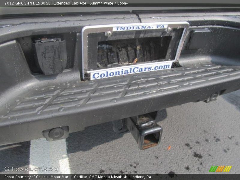 Summit White / Ebony 2012 GMC Sierra 1500 SLT Extended Cab 4x4