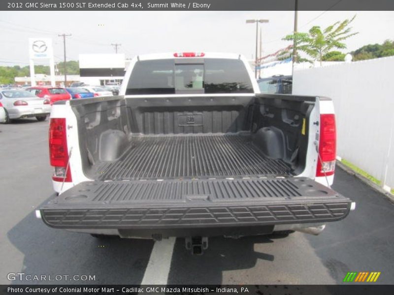 Summit White / Ebony 2012 GMC Sierra 1500 SLT Extended Cab 4x4