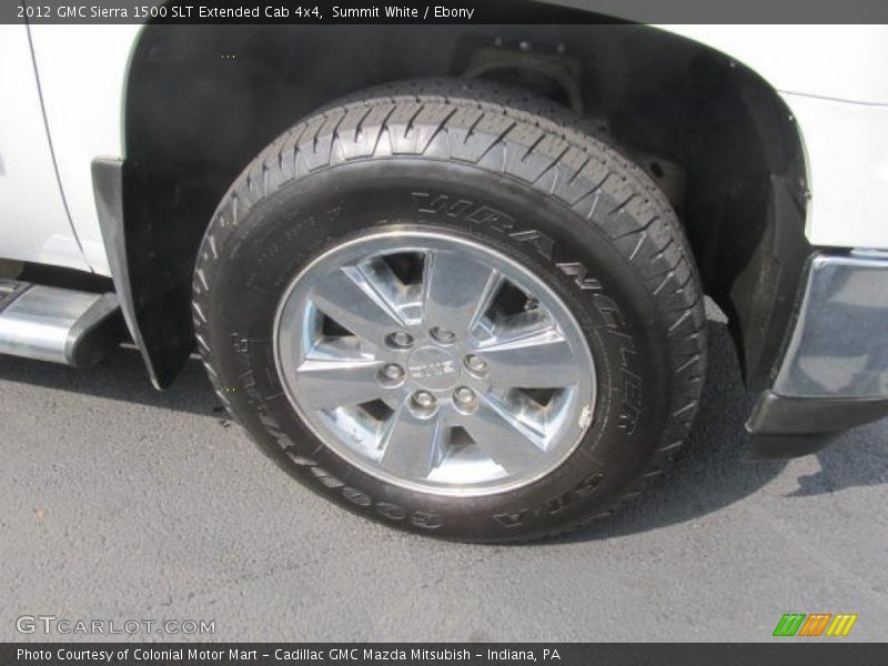 Summit White / Ebony 2012 GMC Sierra 1500 SLT Extended Cab 4x4