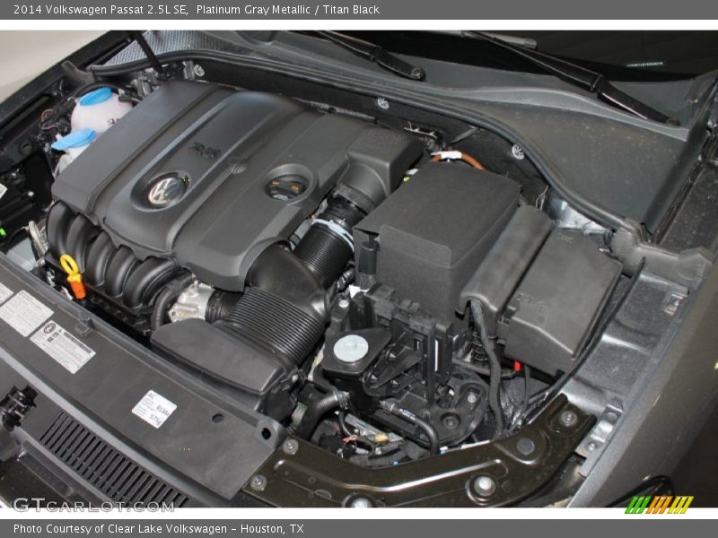  2014 Passat 2.5L SE Engine - 2.5 Liter DOHC 20-Valve VVT 5 Cylinder