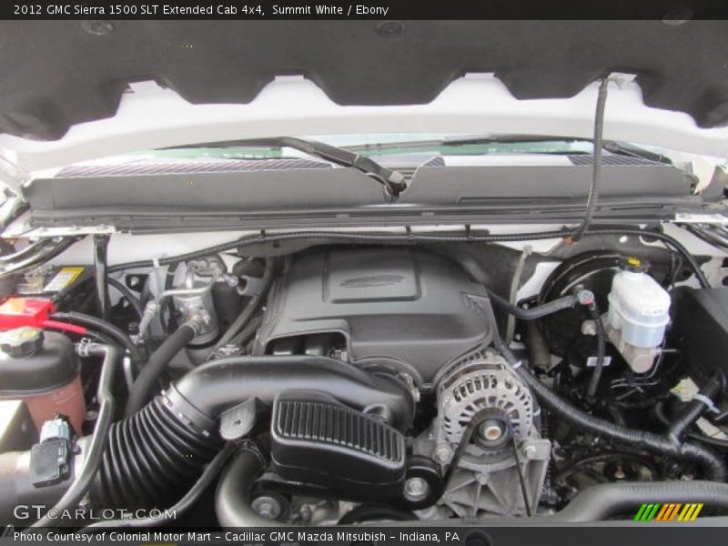 Summit White / Ebony 2012 GMC Sierra 1500 SLT Extended Cab 4x4