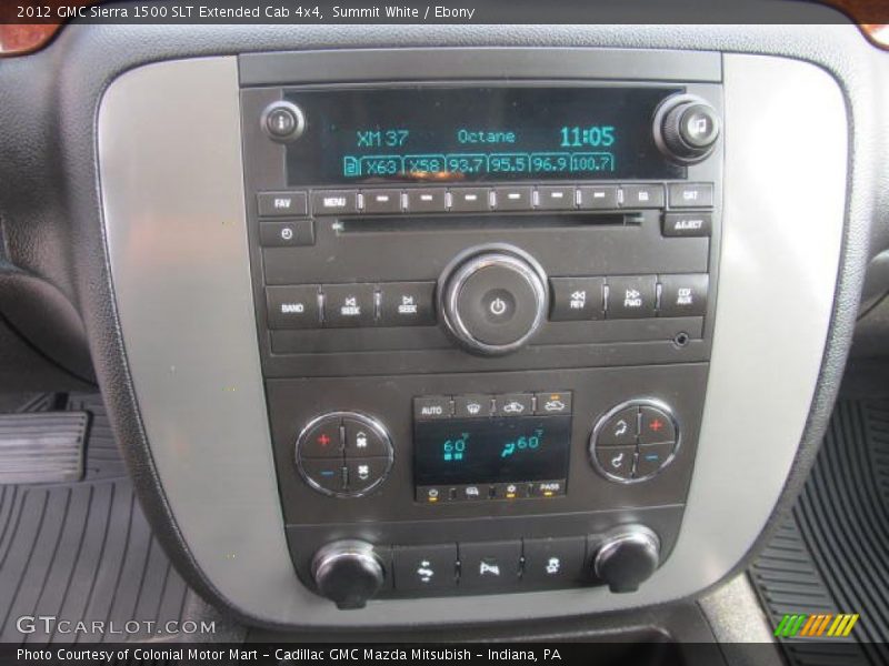 Summit White / Ebony 2012 GMC Sierra 1500 SLT Extended Cab 4x4