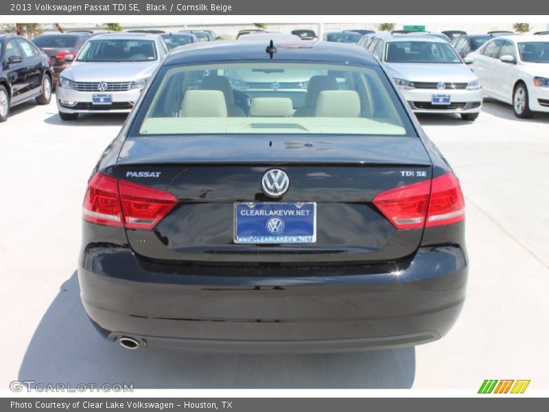 Black / Cornsilk Beige 2013 Volkswagen Passat TDI SE