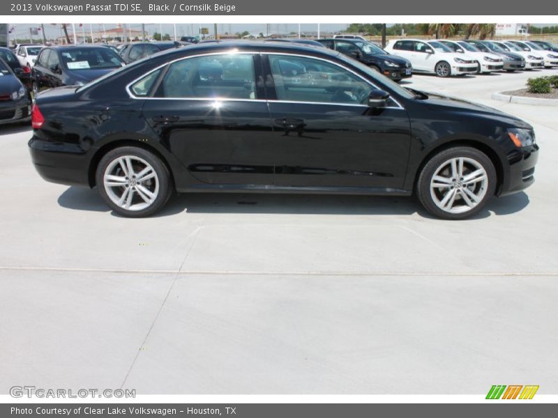 Black / Cornsilk Beige 2013 Volkswagen Passat TDI SE