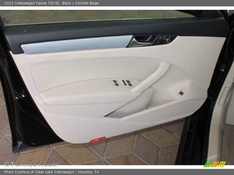 Black / Cornsilk Beige 2013 Volkswagen Passat TDI SE
