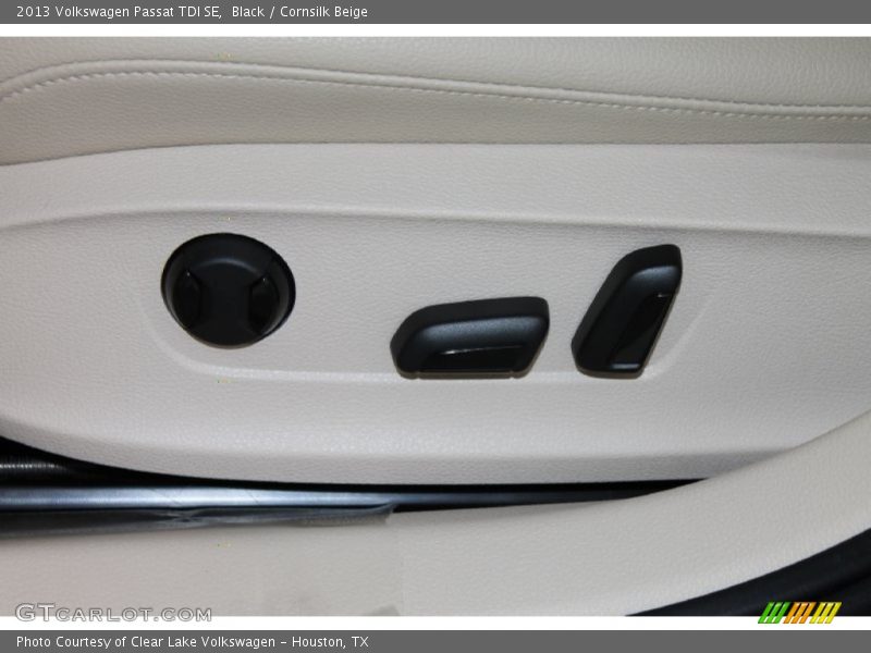 Black / Cornsilk Beige 2013 Volkswagen Passat TDI SE