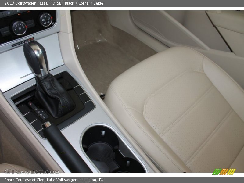Black / Cornsilk Beige 2013 Volkswagen Passat TDI SE