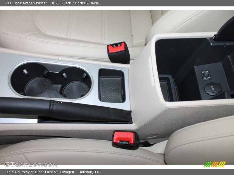 Black / Cornsilk Beige 2013 Volkswagen Passat TDI SE