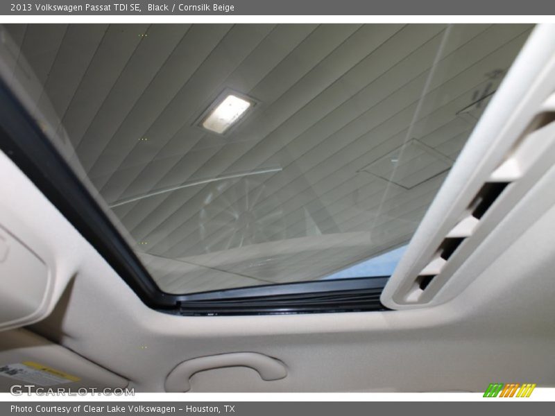 Black / Cornsilk Beige 2013 Volkswagen Passat TDI SE